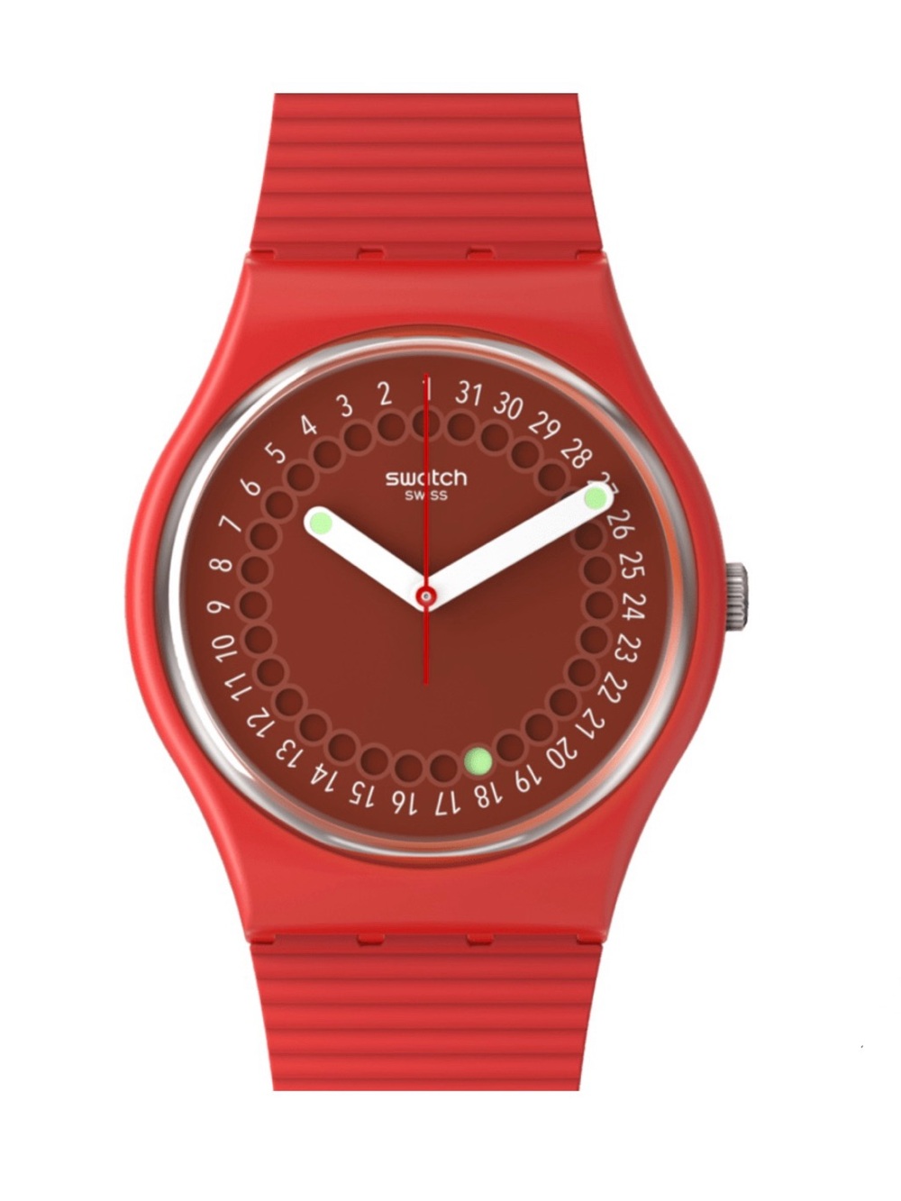 Swatch Cycles In The Sun Watch Vibrant Red